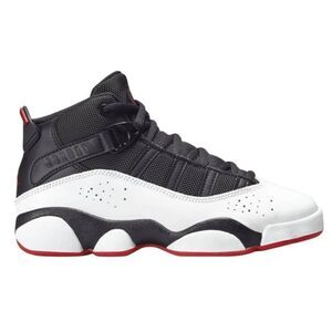 NIKE Air Jordan 6 Rings 'Black Varsity Red' Kid's Size 2Y